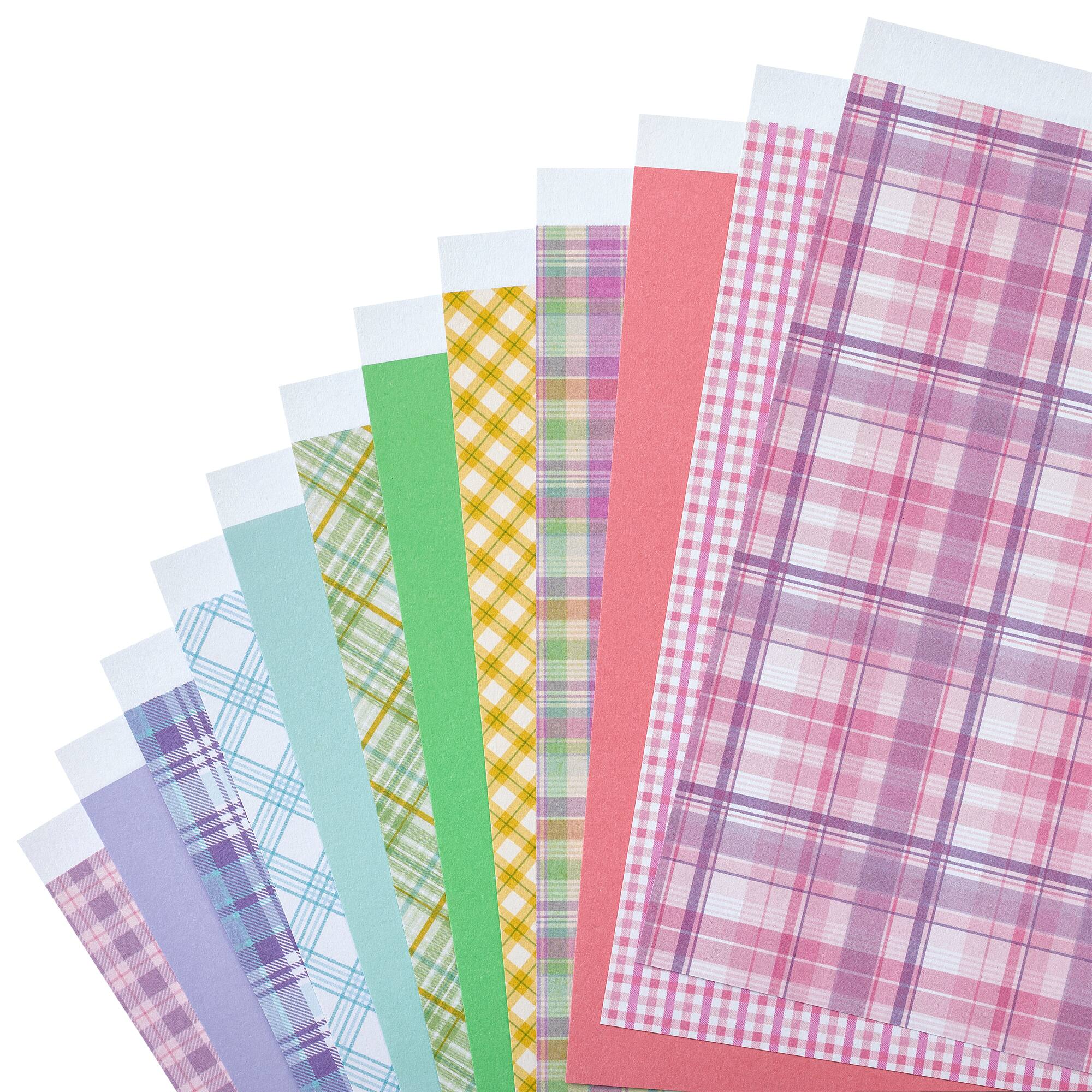 Plaids Paper Pad by Recollections™, 6" x 6"